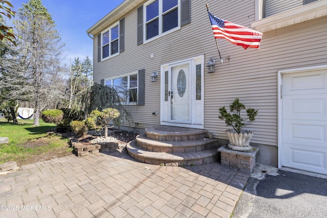 115 Leesville Rd, Jackson, NJ 08527 - view of exterior entry with a garage
