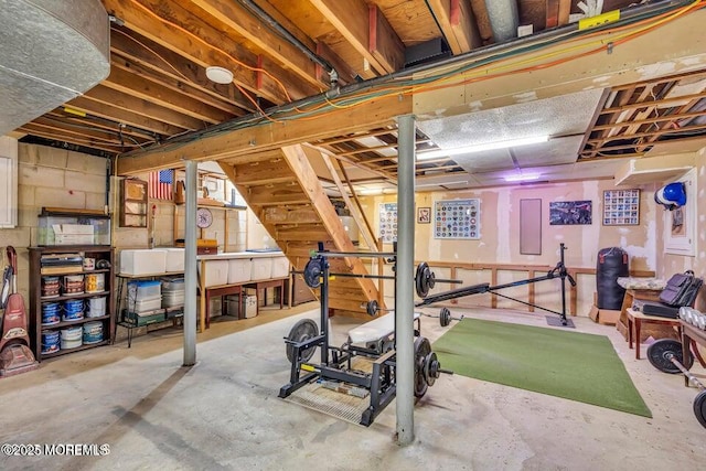 view of exercise room