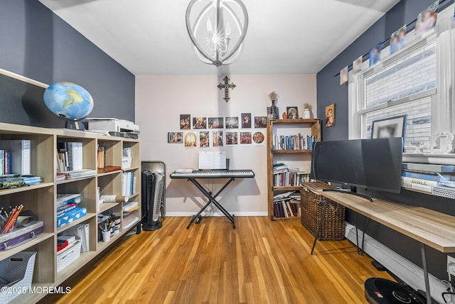 2776 John F Kennedy Blvd, Jersey City, NJ 07306 - office space with wood finished floors and a chandelier
