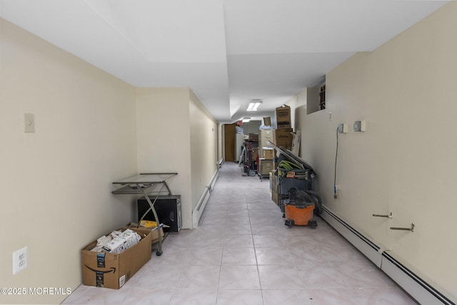 2776 John F Kennedy Blvd, Jersey City, NJ 07306 - hallway featuring a baseboard heating unit