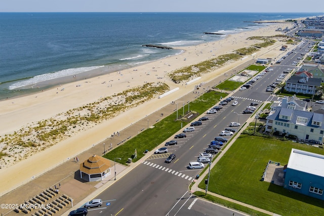 bird's eye view of extended coastline