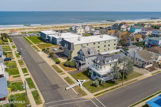 drone / aerial view of expansive beach