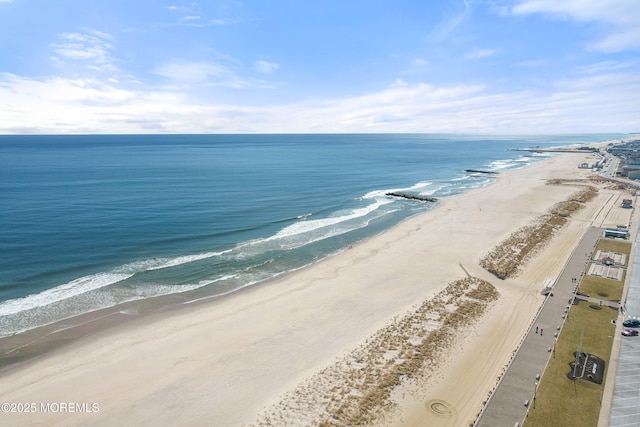water view featuring nearby beach