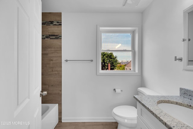 42 W Shore St, Keansburg, NJ 07734 - full bath featuring vanity, toilet, and baseboards