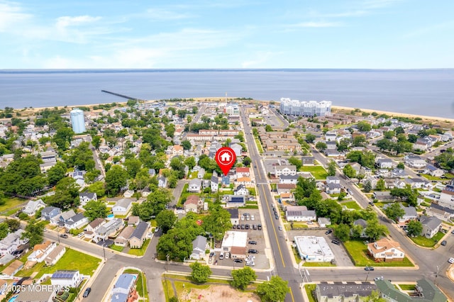 42 W Shore St, Keansburg, NJ 07734 - aerial view of property's location with a nearby body of water