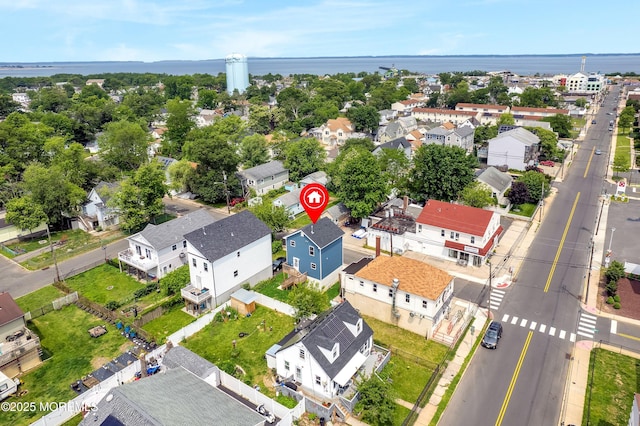 42 W Shore St, Keansburg, NJ 07734 - aerial view of residential area featuring a nearby body of water