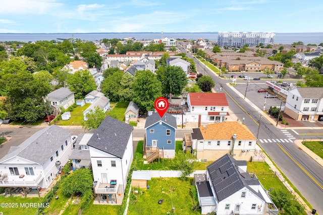 42 W Shore St, Keansburg, NJ 07734 - aerial perspective of suburban area featuring a large body of water