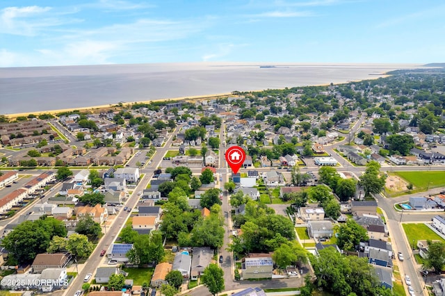 42 W Shore St, Keansburg, NJ 07734 - aerial perspective of suburban area with a nearby body of water