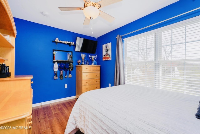 19 Summerhill Ave, Jackson, NJ 08527 - bedroom featuring baseboards, a ceiling fan, and wood finished floors