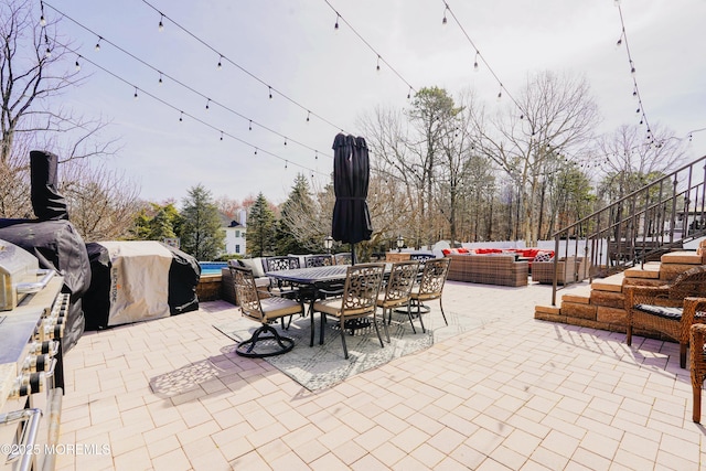19 Summerhill Ave, Jackson, NJ 08527 - view of patio / terrace featuring outdoor dining area, outdoor lounge area, and a grill