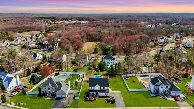 19 Summerhill Ave, Jackson, NJ 08527 - aerial view at dusk with a residential view