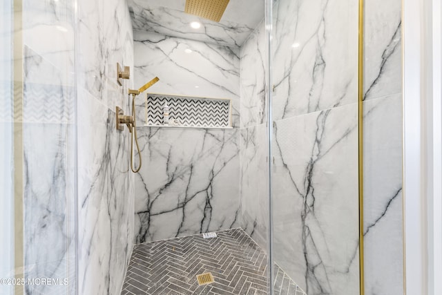 18 Seaview Ave, Long Branch, NJ 07740 - bathroom with a marble finish shower