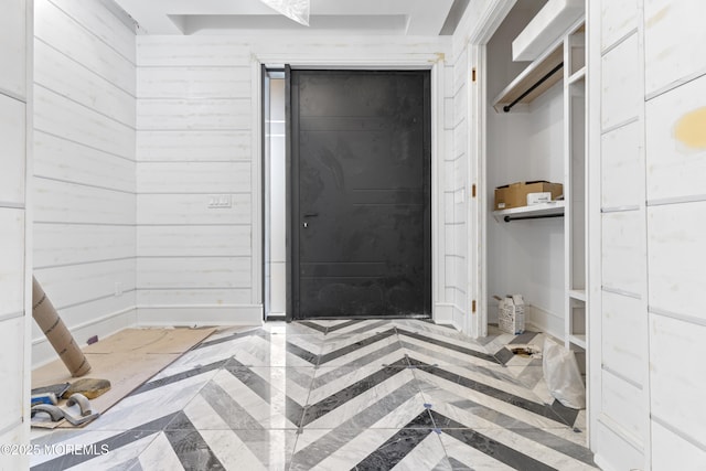 18 Seaview Ave, Long Branch, NJ 07740 - foyer with inlaid floor details