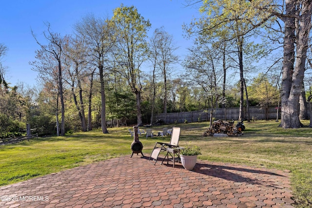 113 Parker Rd, West Long Branch, NJ 07764 - view of property's community featuring a lawn, a patio area, and fence