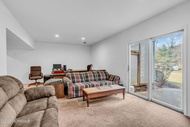 265 Marigold Ct, Toms River, NJ 08757 - living area featuring recessed lighting and carpet