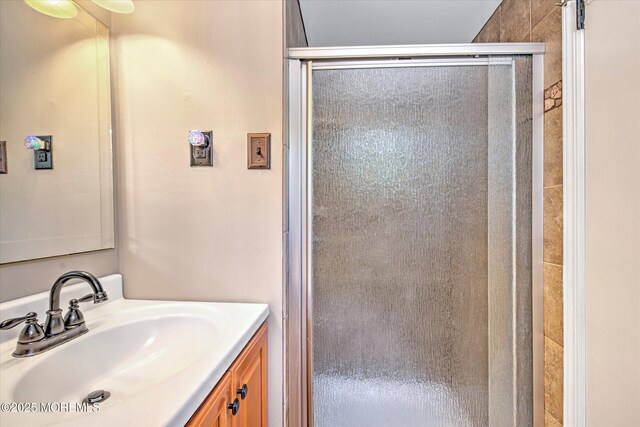 7 Mill Rd, Jamesburg, NJ 08831 - bathroom with a shower stall and vanity