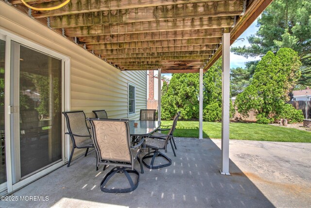 7 Mill Rd, Jamesburg, NJ 08831 - view of patio / terrace featuring outdoor dining space