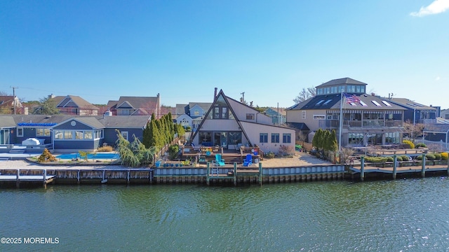 148 Royal Dr, Brick, NJ 08723 - exterior space featuring a residential view and a water view
