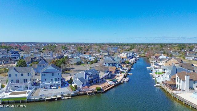 148 Royal Dr, Brick, NJ 08723 - birds eye view of property with a water view and a residential view