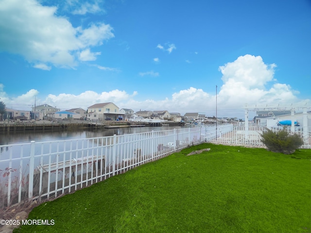 3 W Potomac Dr, Little Egg Harbor, NJ 08087 - fenced backyard with a water view and a residential view