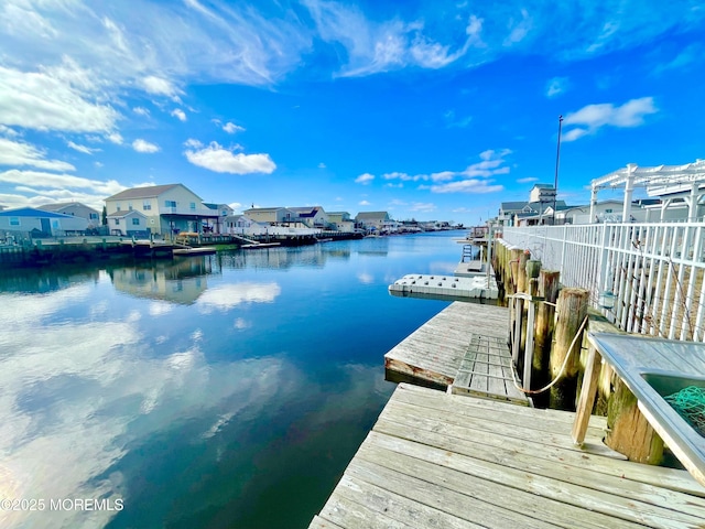3 W Potomac Dr, Little Egg Harbor, NJ 08087 - dock with a water view and a residential view
