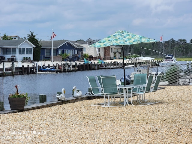 903 Shenandoah Dr, Forked River, NJ 08731 - dock featuring a water view