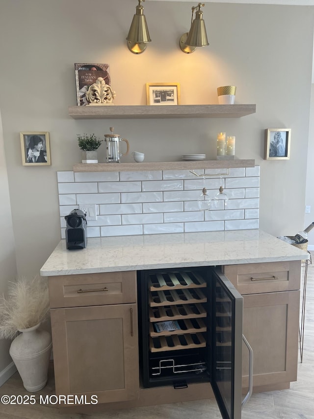 49 Watkins Rd, Brick, NJ 08724 - bar area with beverage cooler
