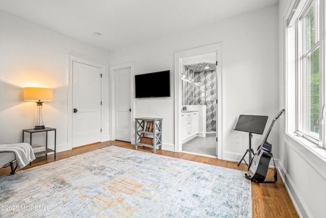 11 Beacon Hill Rd, Atlantic Highlands, NJ 07716 - living area with wood finished floors and baseboards