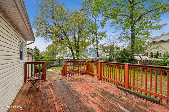 view of deck