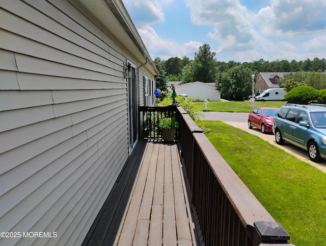 53 Pine Ridge Blvd, Whiting, NJ 08759 - deck with a lawn