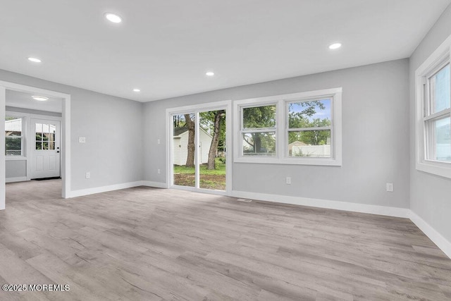 703 Stone Rd, Union Beach, NJ 07735 - unfurnished room with healthy amount of natural light, recessed lighting, and baseboards