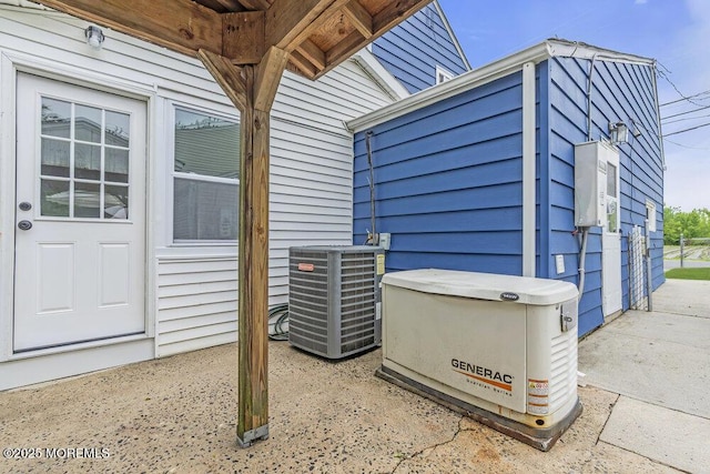 703 Stone Rd, Union Beach, NJ 07735 - exterior view of a power unit and central AC unit