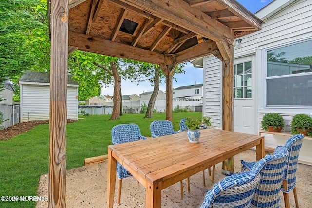 703 Stone Rd, Union Beach, NJ 07735 - view of patio with outdoor dining area