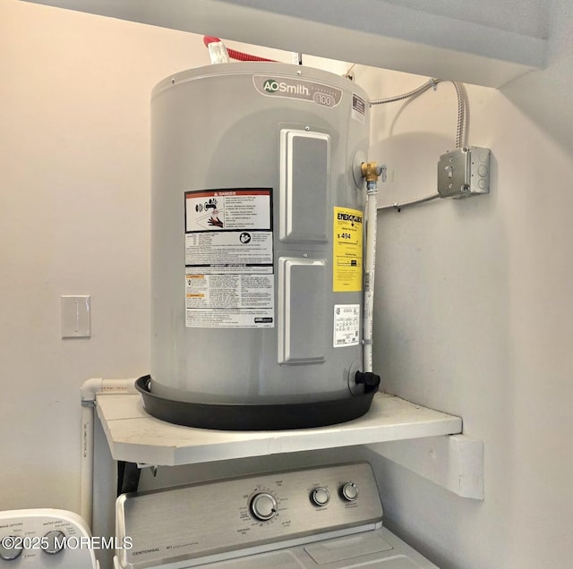 15 Alpine Rd Unit C, Whiting, NJ 08759 - utilities featuring water heater and washer / clothes dryer