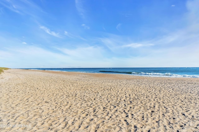 water view featuring nearby beach