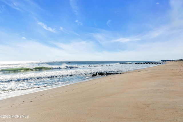 water view featuring nearby beach