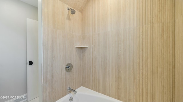 full bathroom featuring shower / bathtub combination