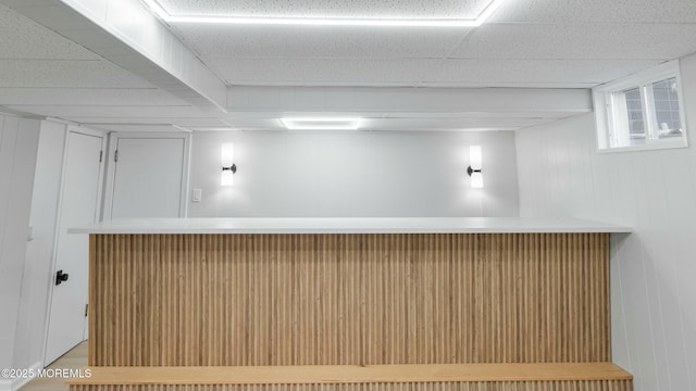bar with a dry bar