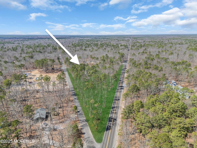 7208 1st Ave, Mays Landing, NJ 08330 - aerial overview of property's location featuring a forest