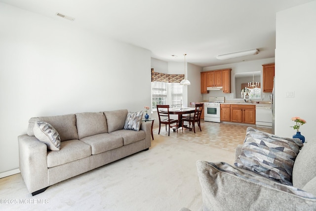 108 Belvedere Dr N, Manchester, NJ 08759 - living area featuring visible vents