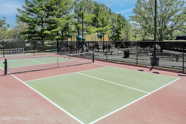 108 Belvedere Dr N, Manchester, NJ 08759 - view of sport court with community basketball court, fence, and playground community