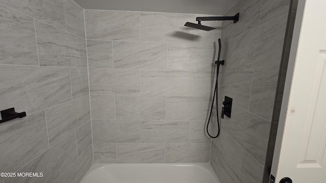bathroom featuring walk in shower
