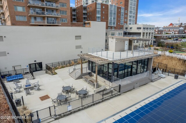 28 Riverside Ave Unit 1H, Red Bank, NJ 07701 - exterior space featuring a patio area and fence