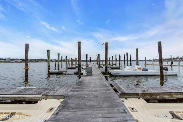 28 Riverside Ave Unit 1H, Red Bank, NJ 07701 - dock area with a water view