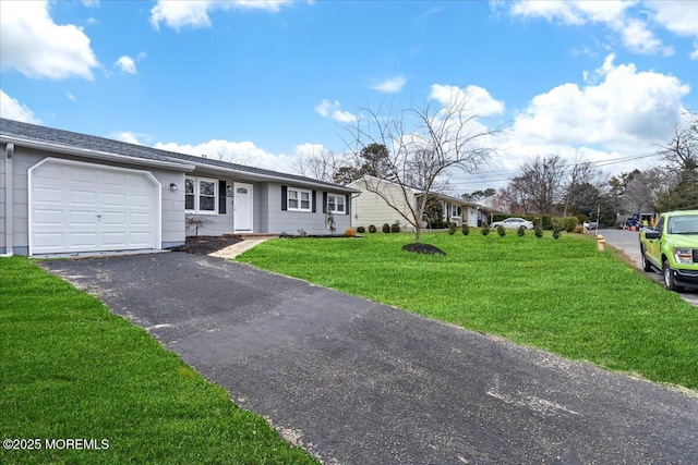 380 Evergreen Dr, Brick, NJ 08723 - view of front of house featuring a front lawn, driveway, and a garage