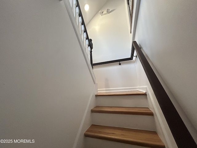 view of stairs