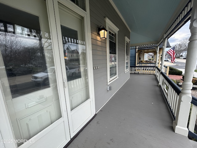 balcony with a porch