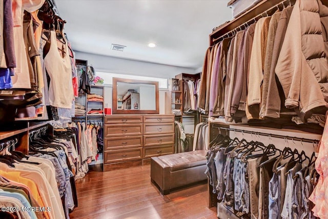 77 Warren Dr, Aberdeen, NJ 07747 - walk in closet featuring hardwood / wood-style flooring