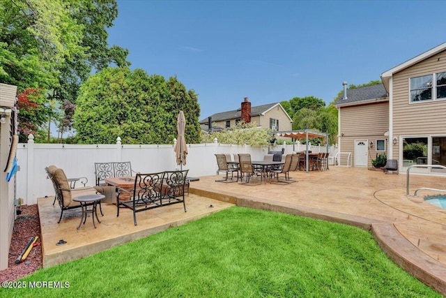 77 Warren Dr, Aberdeen, NJ 07747 - view of patio / terrace featuring outdoor dining space