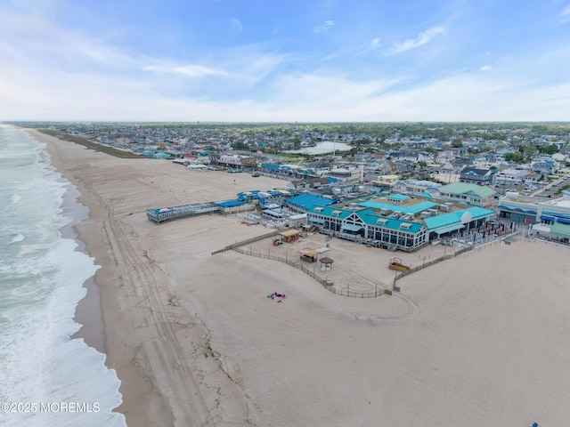 drone / aerial view of expansive beach
